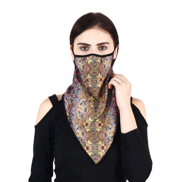 Stylish Scarve Unisex Reusable Face Mask Washable 2 layers