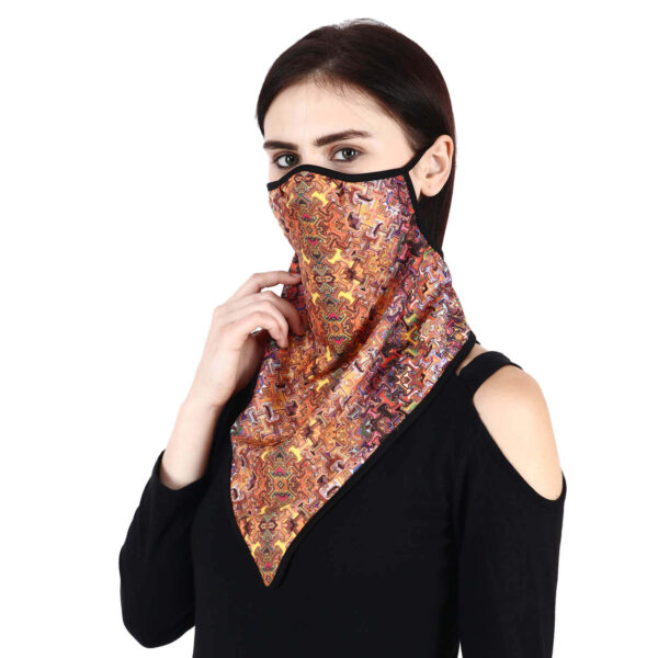 Designer Scarf Unisex Stylish Bandana Reusable Face Mask 2 layers Wind Motorcycle Mask for Dust Cover UV Protection