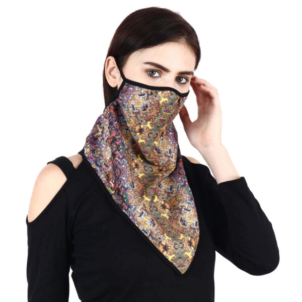 Stylish Scarve Unisex Reusable Face Mask Washable 2 layers