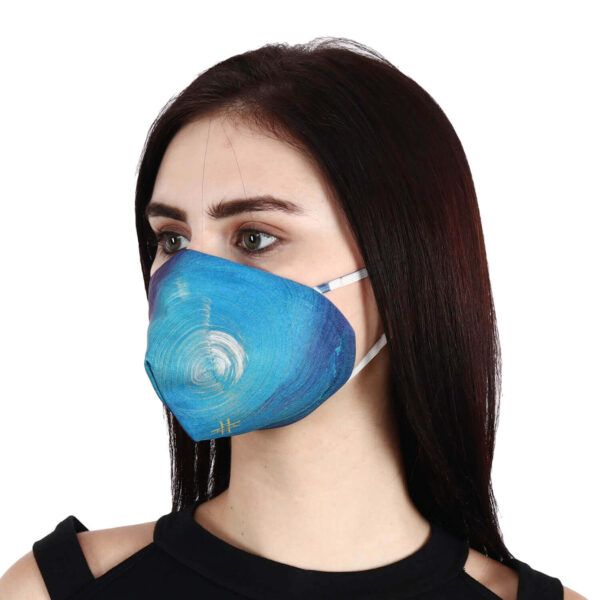 Beautiful Designer Unisex Fabric Face Mask with Ear Loops for Men Women Girl & Kids Reusable & Washable Hazelglow Basics 2 IMG_9066 HAZELGLOW BASICS Beautiful Designer Fabric Face Mask with Ear Loops Reusable & Washable