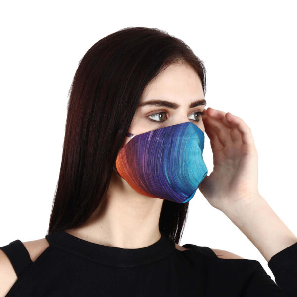 Beautiful Designer Unisex Fabric Face Mask with Ear Loops for Men Women Girl & Kids Reusable & Washable Hazelglow Basics 6 IMG_9071 HAZELGLOW BASICS Beautiful Designer Fabric Face Mask with Ear Loops Reusable & Washable