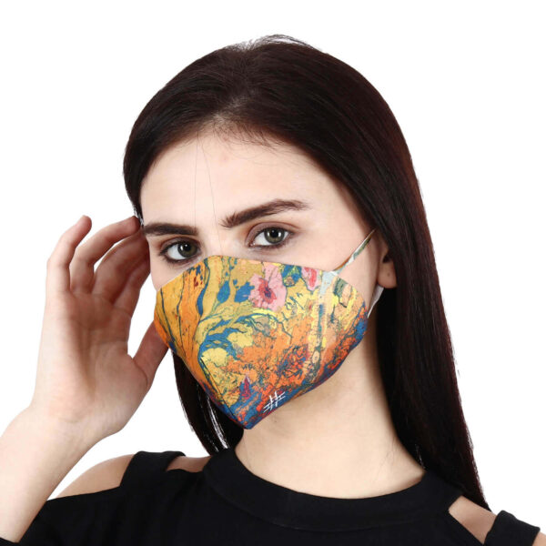 Beautiful Designer Unisex Fabric Face Mask with Ear Loops for Men Women Girl & Kids Reusable & Washable Hazelglow Basics 7 IMG_9057 copy HAZELGLOW BASICS Beautiful Designer Fabric Face Mask with Ear Loops Reusable & Washable III