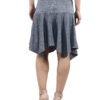 Asymmetrical Skirt Solid Colors D-1 hazelglow