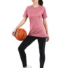 Girls Half Sleeves T-Shirt D-1 hazelglow