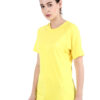 Yellow T-Shirt Womens Regular Fit Half Sleeves D-5 hazelglow