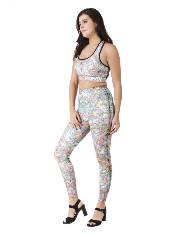 hazelglow basics Active Wear Designer Print Sporty Legging 5 - 2 Active Wear Designer Print Legging Sporty Harmony D-5 hazelglow