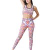 Active Wear Designer Print Symphony Sporty Legging D-6 hazelglow