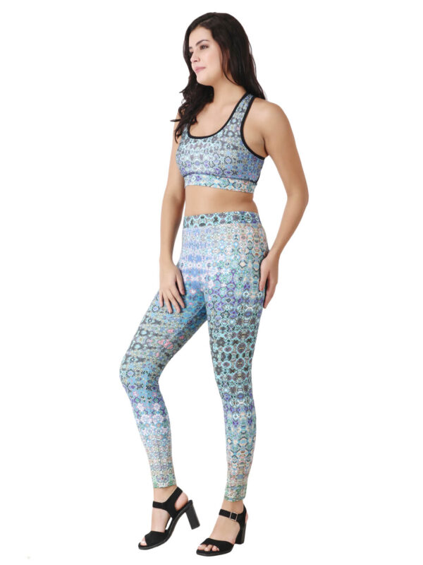 hazelglow basics Active Wear Designer Print Sporty Top 6 - 2 Sporty Active Wear Top Designer Print Harmony D-6 hazelglow