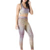 Sporty Top Active Wear Designer Print  D-9 hazelglow