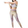Sporty Top Active Wear Designer Print  D-9 hazelglow