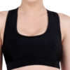 Black Active Wear Sporty Top D-2 hazelglow
