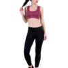 Maroon color Active Wear Sporty Top D-3 hazelglow