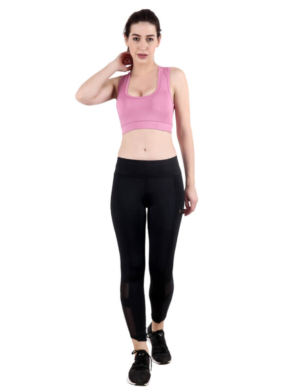 Pink Active Wear Sporty Top D-4 hazelglow
