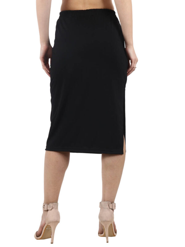 Color Block Pencil Skirt Side Slit D-2 by hazelglow