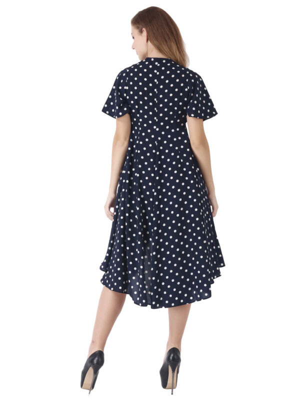 Polka Dot Low High Cross Dress hazelglow 05 Polka Dot Dress, sexy Dress,