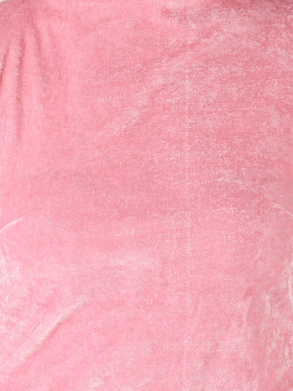 Ruched Dress with Sleeves Pink by hazelglow