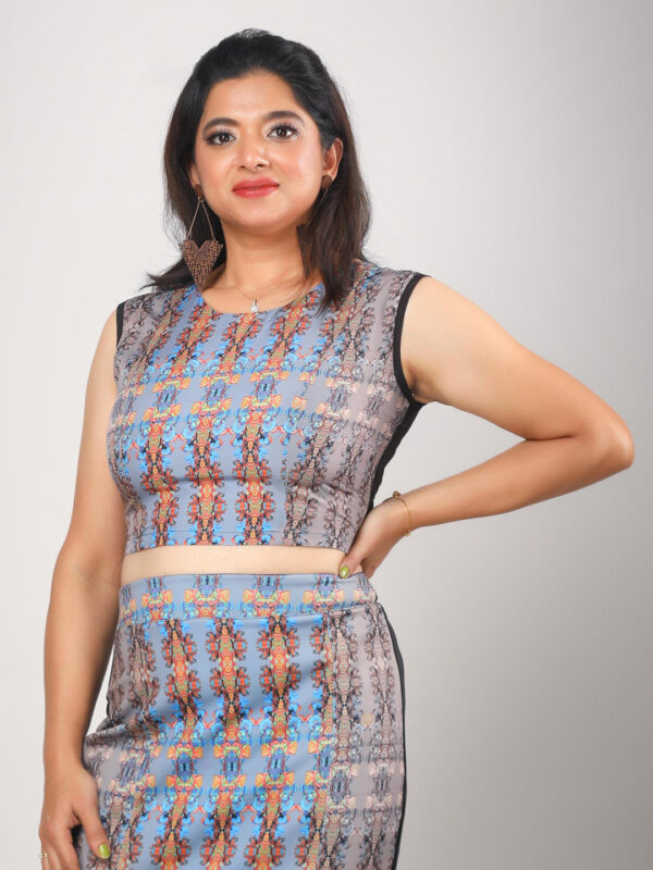 Animal Print Crop Top Blouse Designer Womens & Girls D-4 hazelglow