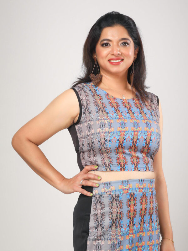 Animal Print Crop Top Blouse Designer Womens & Girls D-4 hazelglow